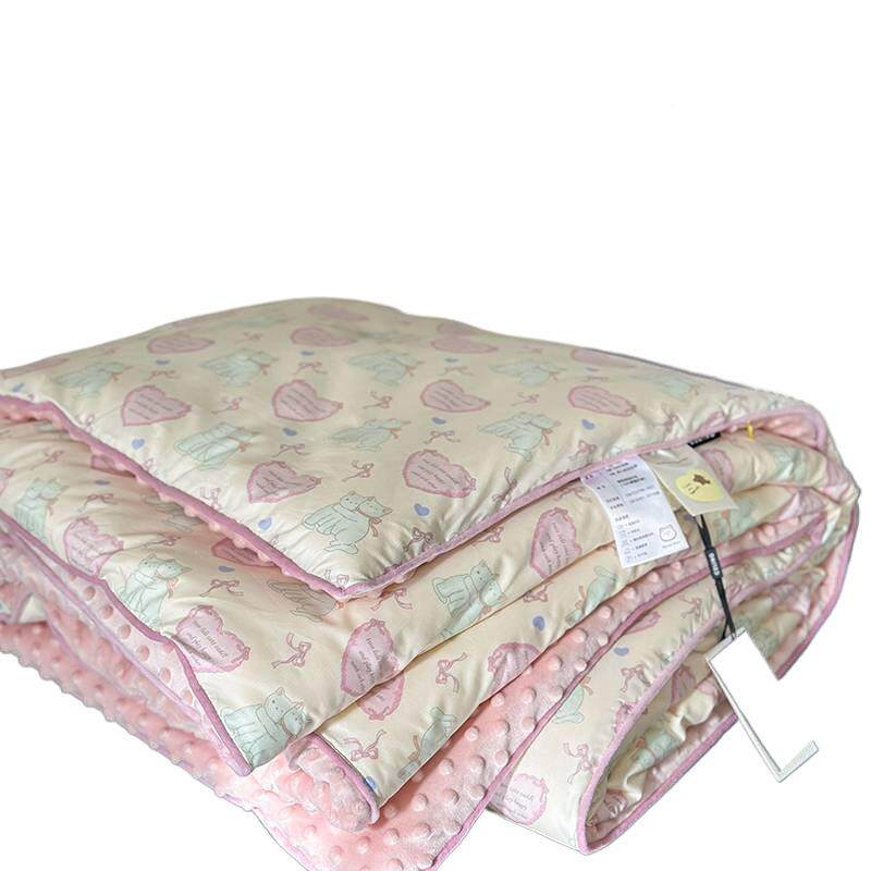 2版0绒25豆新款A版纯棉B安抚YGP豆豆儿童豆被被子被芯