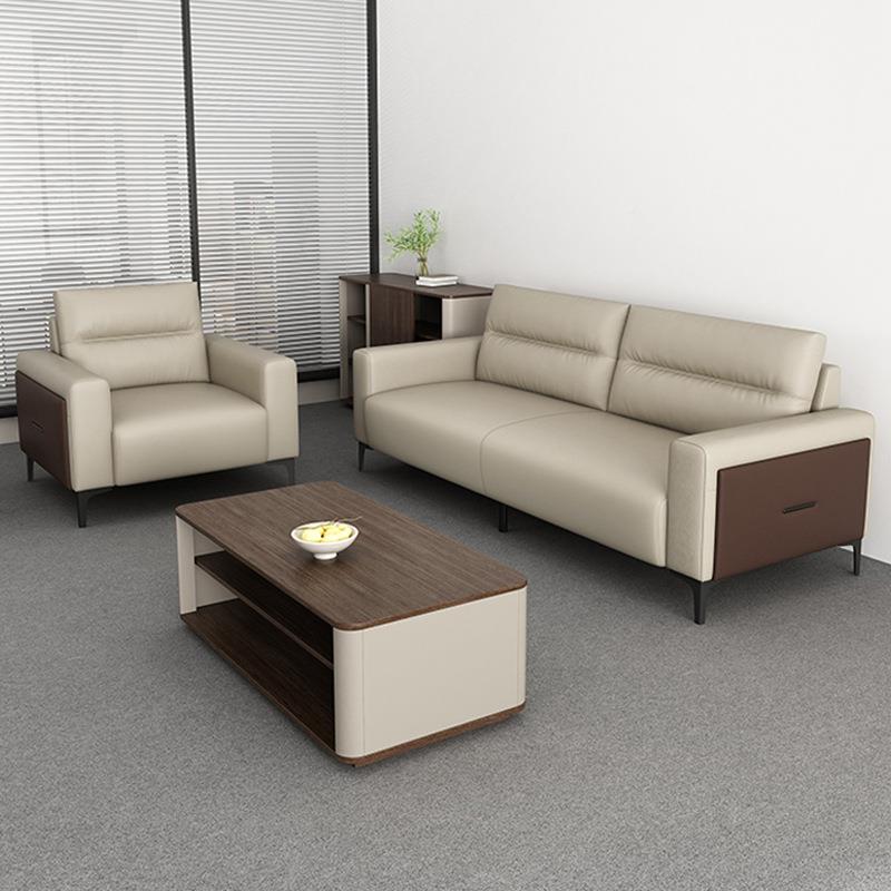 时尚办室沙发会客接SC-2319区单人位办公洽休息区待谈办公沙发茶