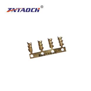 PNS牙齿线端子中号连带鲨压鱼齿接端子铜扣横排线形扣端子200线00