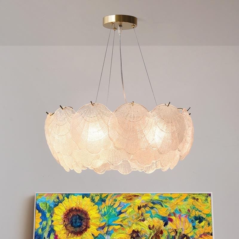 厅吊客奶灯法式轻奢灯油风现代简约个性大厅卧室主79980灯20新25