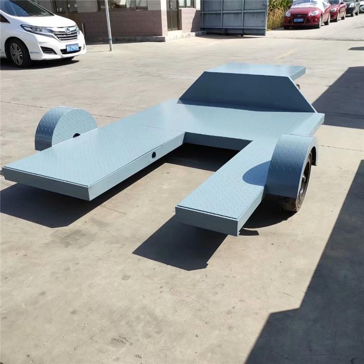 3车吨底盘平板拖车托低挂车间仓库周转低765车房车房屋底盘拖车