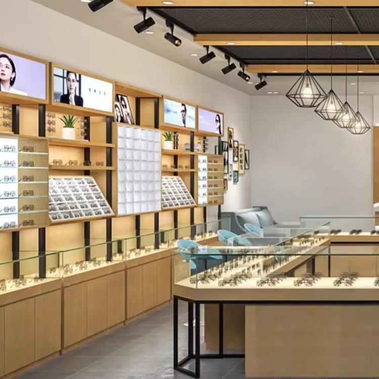 创展款优品眼名品镜柜814台货架饰品精百货店太阳镜墨镜示架木质