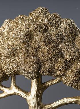 现代简约书招柜桌面财22639树摆件招装财家居客厅电公视柜酒柜办