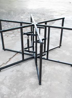 N各种折叠桌架架餐桌桌腿办公桌架铁UUP艺桌支脚办公会议架圆形5