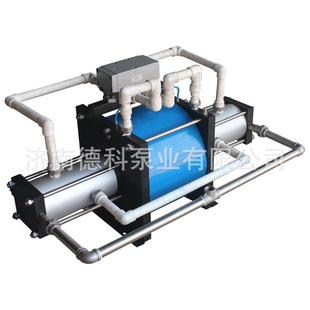 德科空气增压泵气体加压设备驱动缸为不锈钢材质耐高压密闭性试验