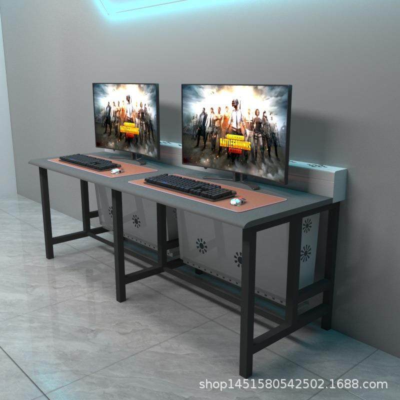 网吧网咖电竞酒店风冷台式一体带锁防盗机箱散热下置风道电脑桌,机械设备,其他机械设备,淘宝优惠券,粉丝福利购,淘宝优惠卷