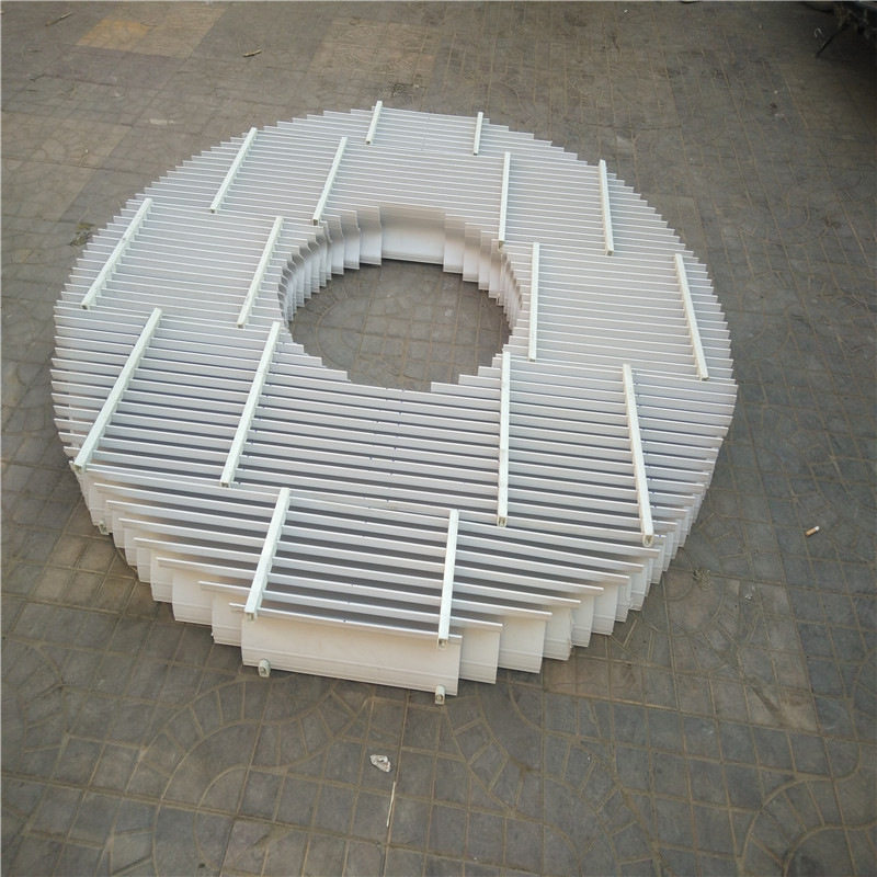脱硫塔PP除雾器玻璃钢喷淋塔除雾器SC型折流板除雾器玻璃钢带钩