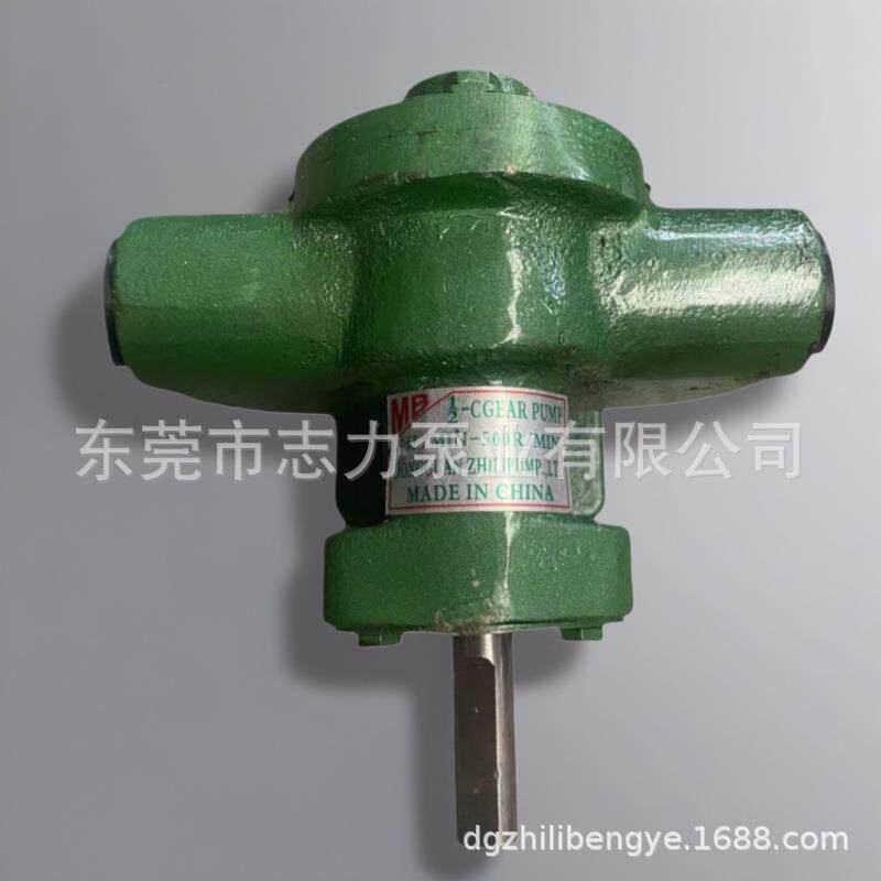 370W滤油机废油过滤漆包线设备配套齿轮泵MB-1/216L/MIN4分口径