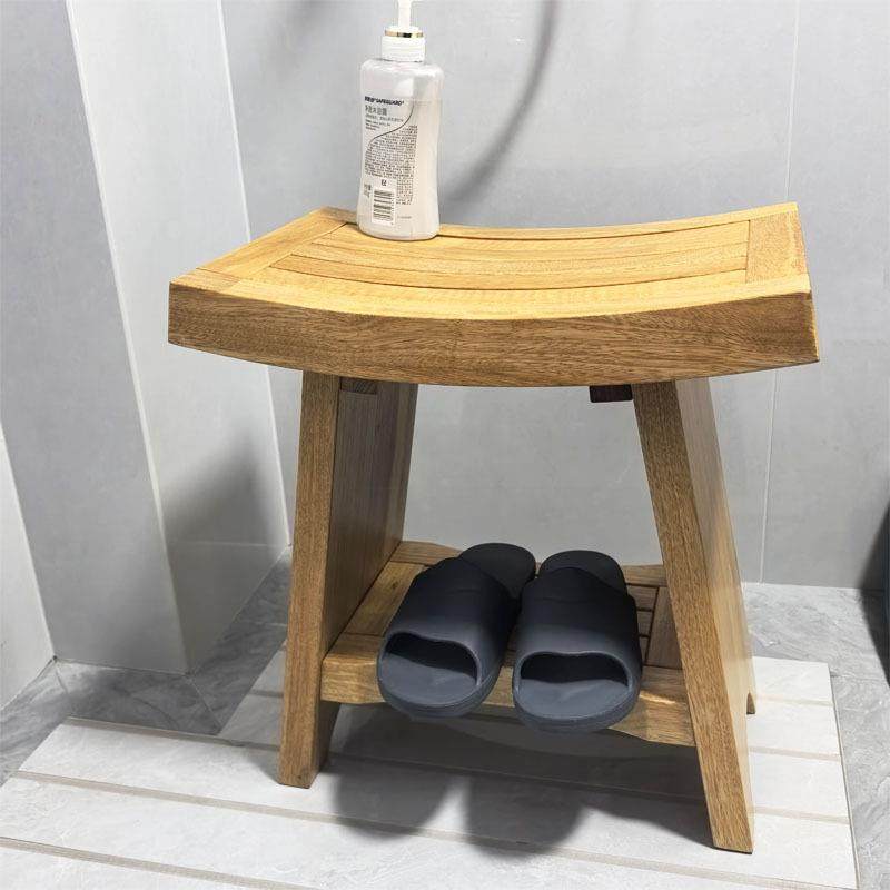 新款柚木弧形浴室凳出口高端木制淋浴凳防水双层置洗澡凳子,节庆用品/礼品,新娘配件,淘宝优惠券,粉丝福利购,淘宝优惠卷
