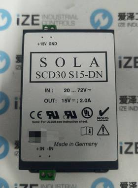 SOLA电源SCD30S15-DN原装