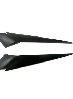 适用于09-15款宝马X1E84黑色树脂灯眉改装眼眉大灯装饰贴件