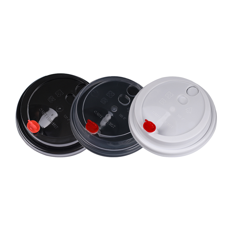 奶茶注塑杯盖一次性通用防漏盖爱心塞饮料杯透明果汁杯90口径纸杯