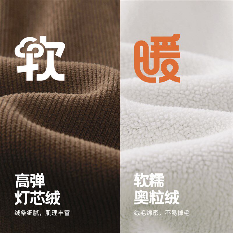 女童秋冬裤子儿童卡其色长裤小童秋装加绒外穿卫裤2024宝宝休闲裤