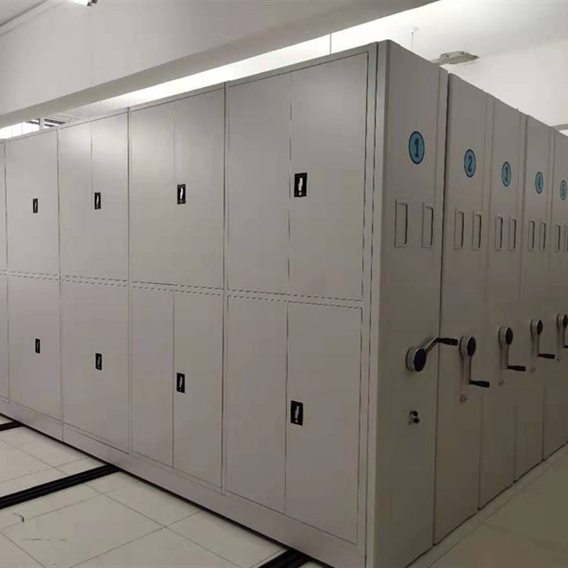 钢制密集柜移动手摇式密集架电动智能密集档案柜医院凭证柜文件柜