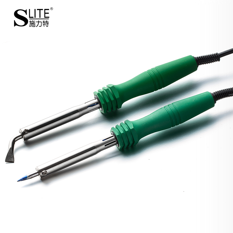 施力特大功率电烙铁80-300W合金紫铜弯头 斜头焊接用直头烙铁150W
