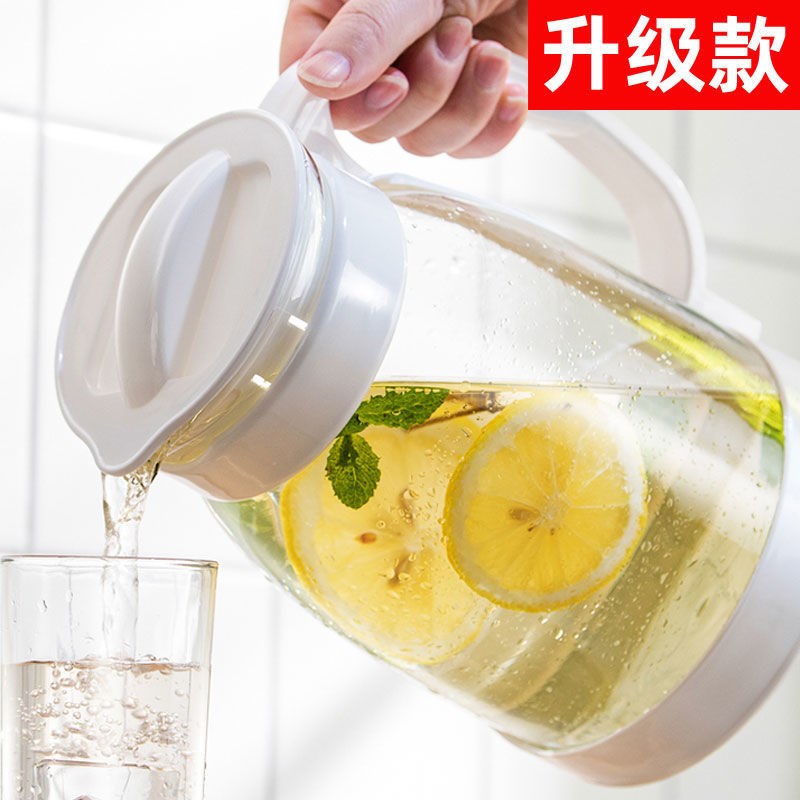 家用凉水壶冷水壶加厚玻璃水壶大容量耐高温热凉白开茶壶泡茶杯子图片