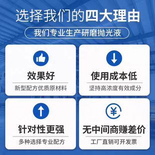振动研磨机抛光液 金属研磨光亮剂 不锈钢光亮剂 磁力研磨抛光液
