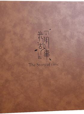 纪现货953直r销大容量复古皮插页家庭影集相册6寸过塑4插式袋念册