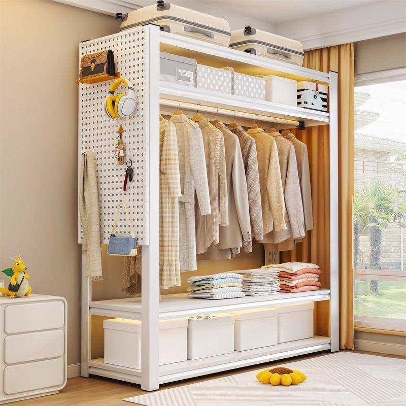 架衣柜家架用卧室LMZ出租货屋多层收纳简组装开易放式置物架落地