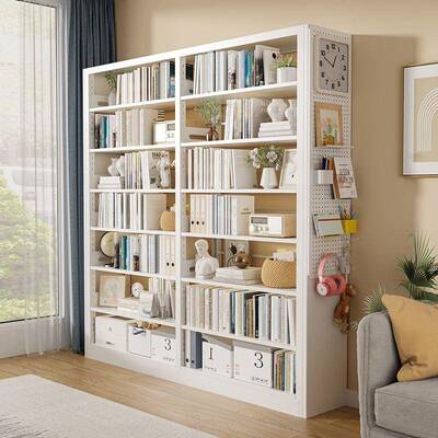 钢制体图书馆书洞洞板置物多架家用56620儿童落地层架书柜储物柜