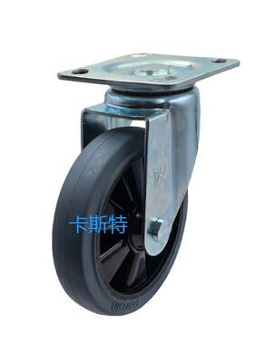 哇nansin南脚轮3星0系列尼龙轮胶静音脚轮DKA万向轮定向噢轮橡直