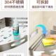 厨房调料不钢置物架壁免挂打孔家用全多功能三三角调料角大墙上锈