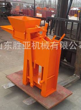 工鑫生砖产出手动粘土水砖泥口连锁砖成型机泥土连锁BBF制机块