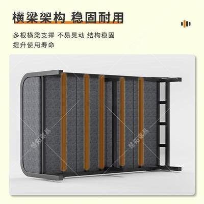 SRE折折叠单租人床成人床简叠易午睡铁床家用便携办公室宿舍出屋