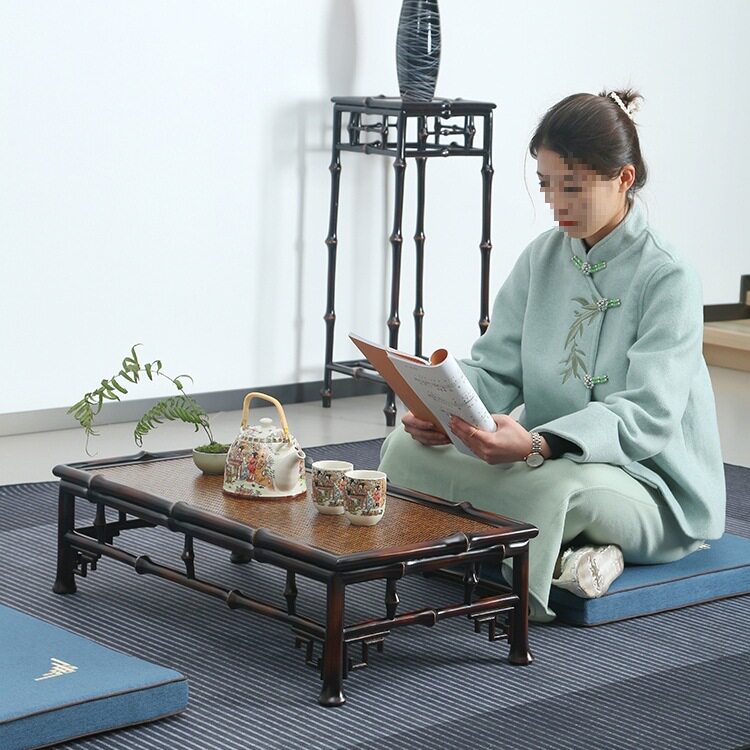 小茶桌新中式筇竹家具榻榻米小炕桌罗汉床矮桌茶台飘窗小炕几rω