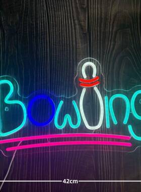 Bol发ng爆款霓虹灯光文字气YGVi氛装饰LED造w型发光创意可挂墙