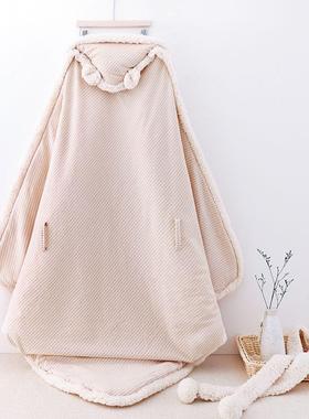 婴QTQ儿被棉加厚秋冬新生儿包质被冬季初生宝宝用品防保惊跳抱暖