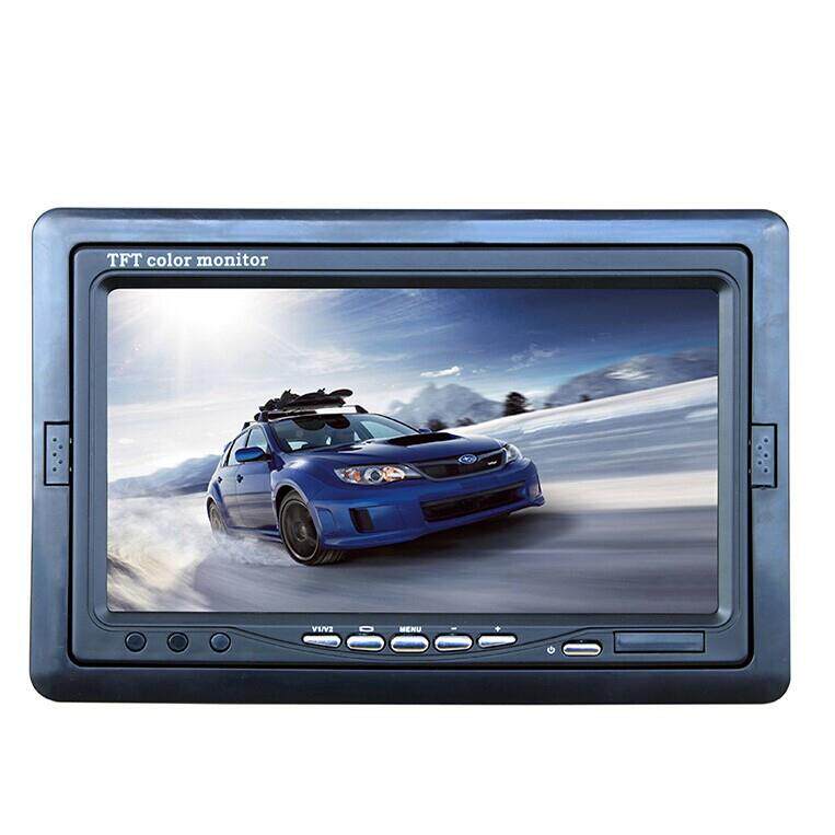 车载7寸仪表台式显显示器大巴货50934车安防控示屏清2路AV视频高