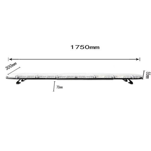 源头工厂工车程超5薄长排警示灯新款车JH-8700C顶灯爆闪频闪灯信