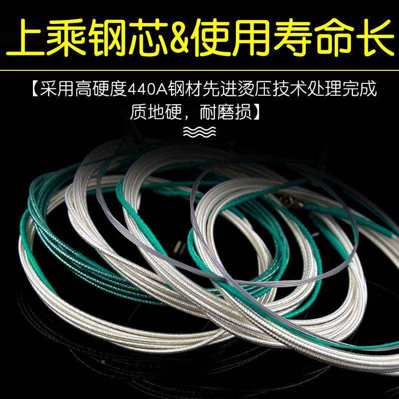 TAlic0e爱丽丝古筝琴A8M钢芯尼龙缠弦标弦准古筝专用弦DSF1-21根