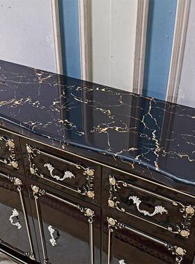 欧式木理鞋1柜米鞋柜和1.2实米鞋IUS柜大石面黑色描金鞋柜储物柜