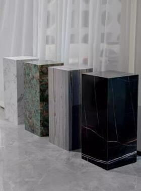 左顾大大理石理石底座座基大型落地雕塑摆台示酒摆件装饰品展店现