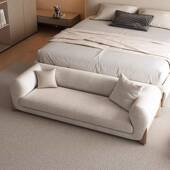 店衣帽换鞋 意轻式 奢丝绒NES沙发长凳卧室床尾凳间客厅脚踏墩服装