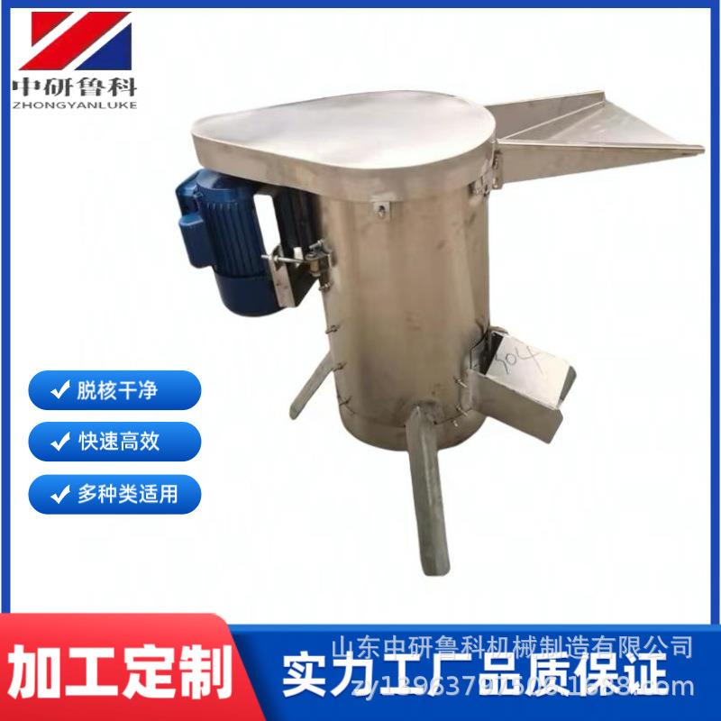 巴旦木去皮去核机商用桃子打浆脱核机水果破碎去核设备