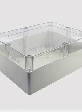 320*240*140mm透明塑料接线盒电缆仪表接线箱户外电缆盒F10高T