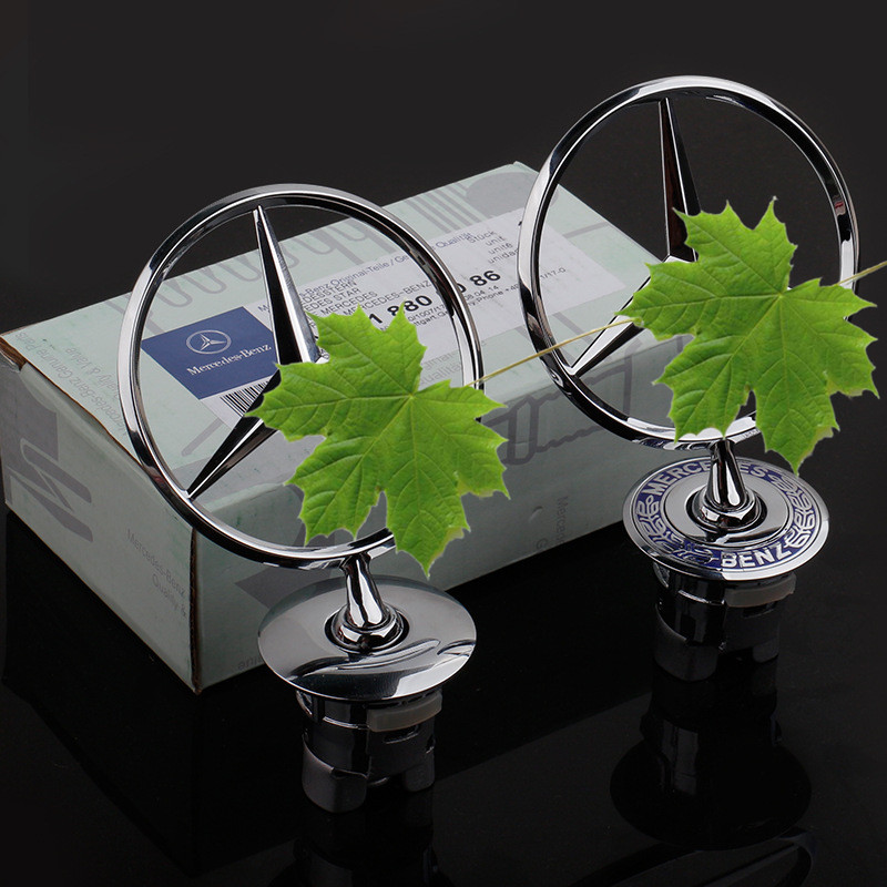 宾士车标引擎盖标立标C180 C200 E200 E260L S300 S350宾士原车标