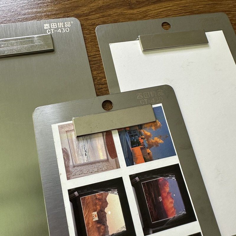 春田430不锈钢菜单夹板收纳夹可吸磁铁剪贴板票据写字板夹摔不坏,文具电教/文化用品/商务用品,文件夹/试卷夹,淘宝优惠券,粉丝福利购,淘宝优惠卷