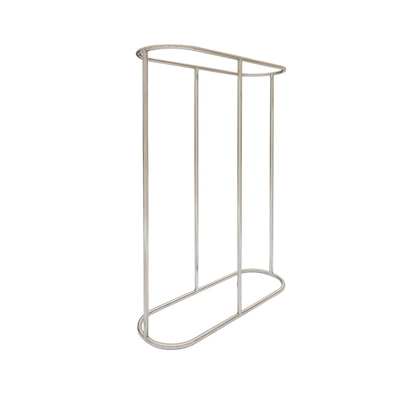 服装店展示架落地式女装店不锈钢挂衣架男女童装货架椭圆形中岛架