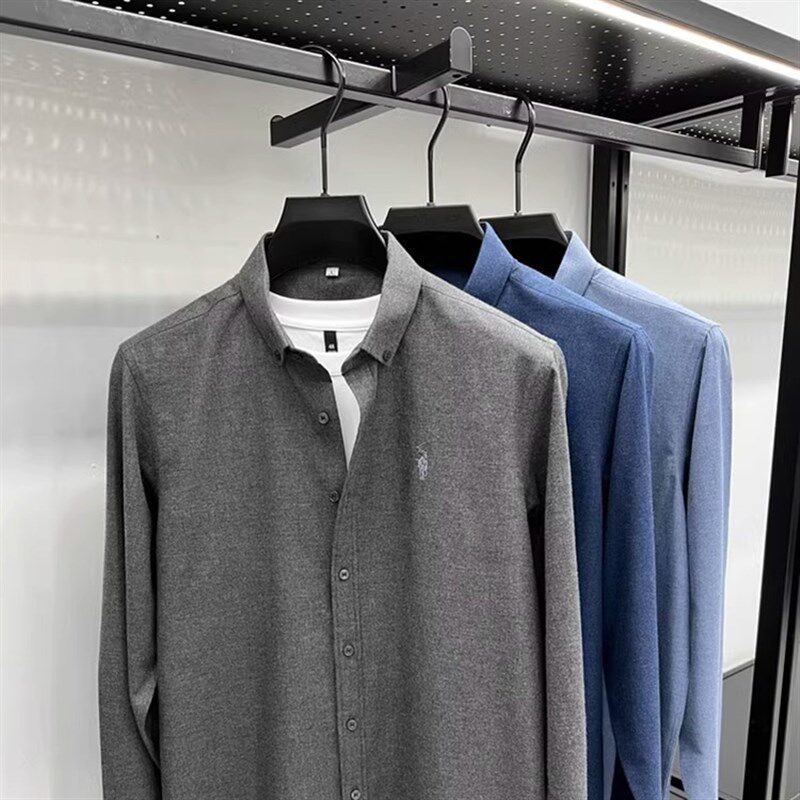 高品质面料!甄选全棉!双股色织衬衫男长袖秋季时尚重磅纯棉衬衣,男装,秀禾服,淘宝优惠券,粉丝福利购,淘宝优惠卷