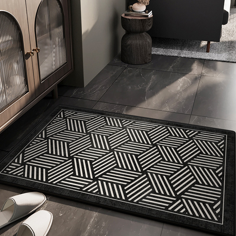 法式复古入户门地垫高级感进门门口地毯玄关耐脏脚垫防滑换鞋耐磨