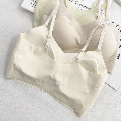 无痕细肩带亲肤舒适提拉上托聚拢美背无钢圈固定杯薄款内衣 77033