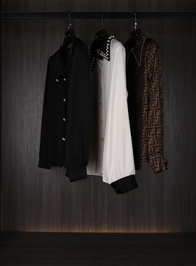 样板房衣帽间衣柜陈列软装道具展示展厅饰品搭配设计