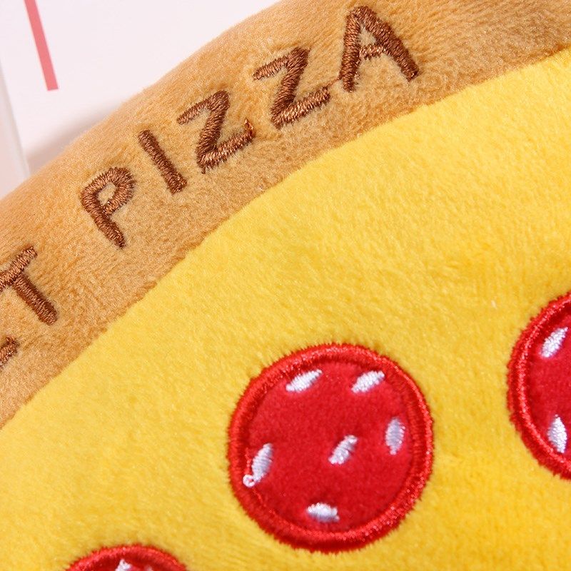 宠物发声披萨玩具泰迪贵宾比熊中小狗狗发声啃咬披萨盒可爱pizza
