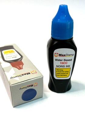 吉普生回墨翻斗印章专用印油红色黑色蓝色15cc水性印台补充液包邮