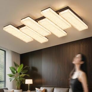 客厅灯吸顶灯新意式轻奢高级感简约大气大厅主灯超亮卧室灯