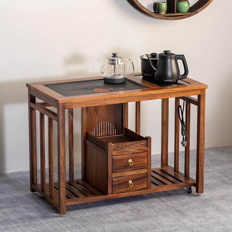 胡桃木茶台实木茶桌子烧水壶乌金石排水茶几带抽茶水柜新中式,纺织面料/辅料/配套,纺织机械配件,淘宝优惠券,粉丝福利购,淘宝优惠卷